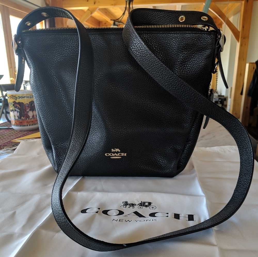 Coach leather purse
